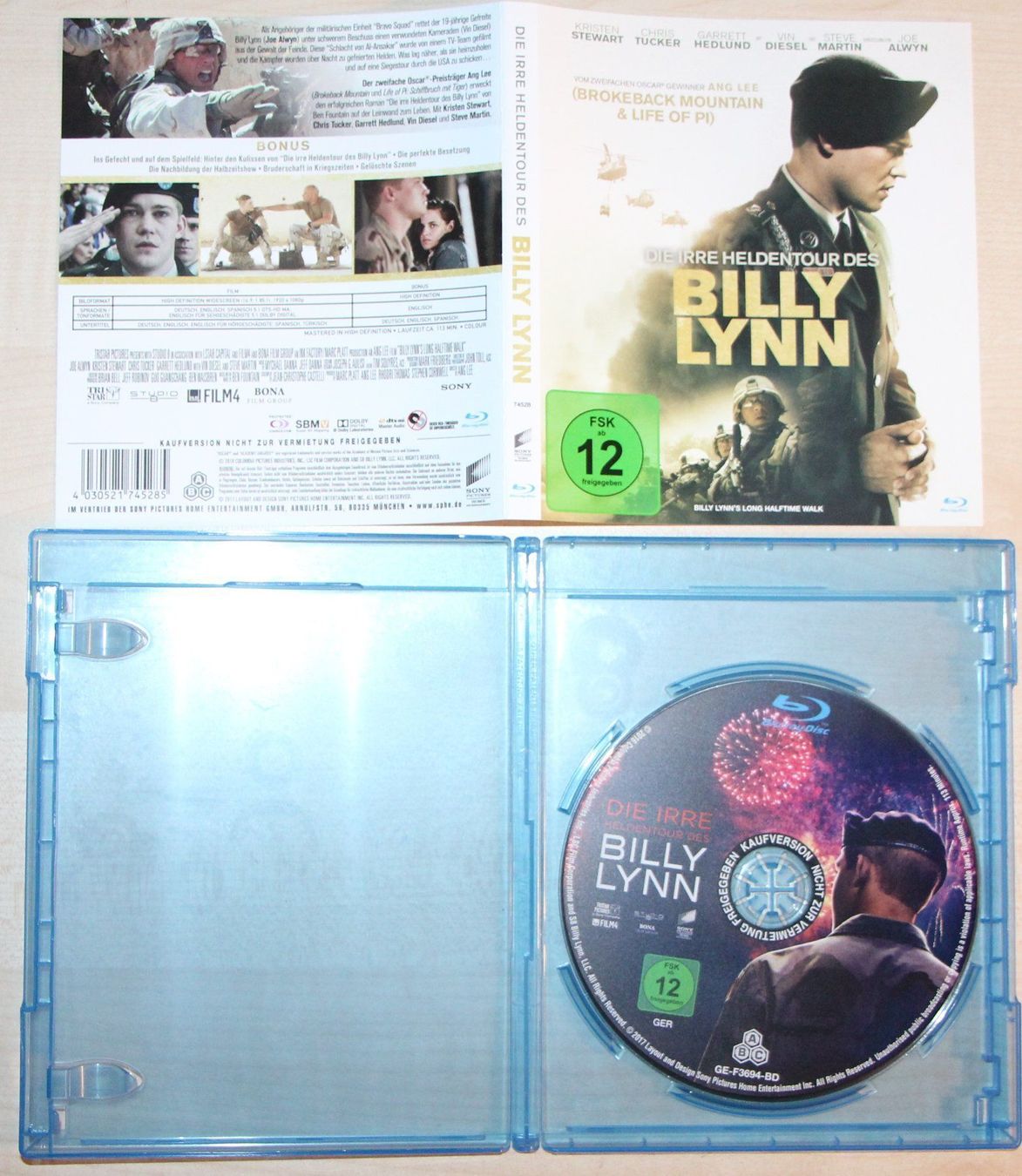 Tutti i DVDs: Die irre Heldentour des Billy Lynn – Usato da Heiligkreuz (Mels) venduto da PascalWa 1