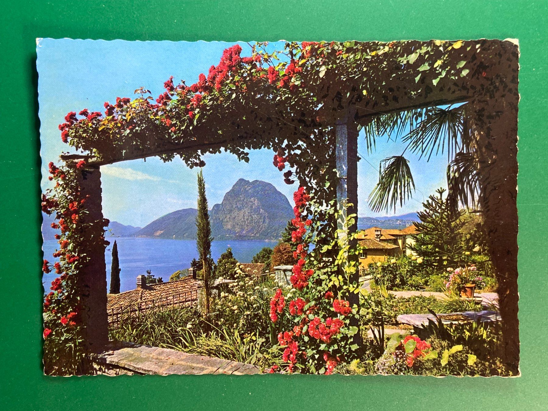 Cartoline postali: Lugano - Il Golfo e Monte San Salvatore – Usato da Steg VS venduto da _vinci_