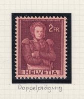 1941, Oberst Forrer mit Doppelprägung **, 251.DP1