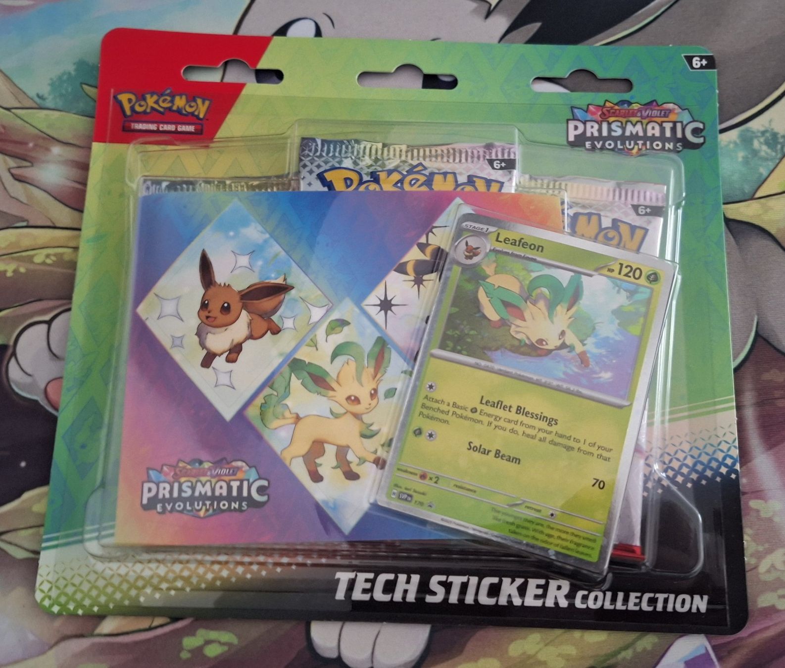 Pokémon Carte collezionabili: Pokémon Prismatic Evolutions Tech Sticker Leafeon Sealed – Nuovo (secondo la descrizione) da Naters venduto da poketrade11
