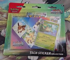 Pokémon Prismatic Evolutions Tech Sticker Leafeon Sealed