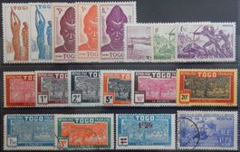 Togo Franz. Kolonie ex. Kat. 82-173 */gest. 1924/42