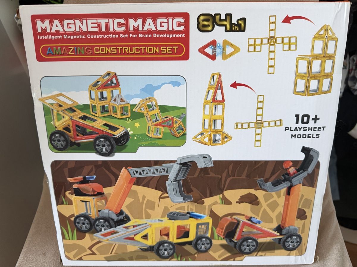 Kit di costruzioni: Magnetic Magic - magnetische Baukaste Construction Set  – Nuovo e nell'imballaggio originale da Amriswil venduto da JaJa-Express
