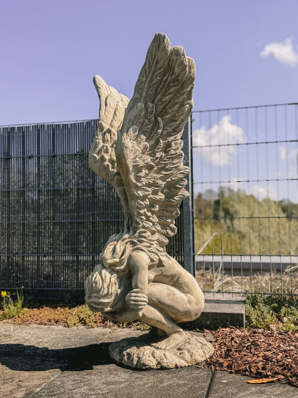Sculture & Statue: Steinskulptur ENGEL – Usato da Lyssach venduto da Nisa