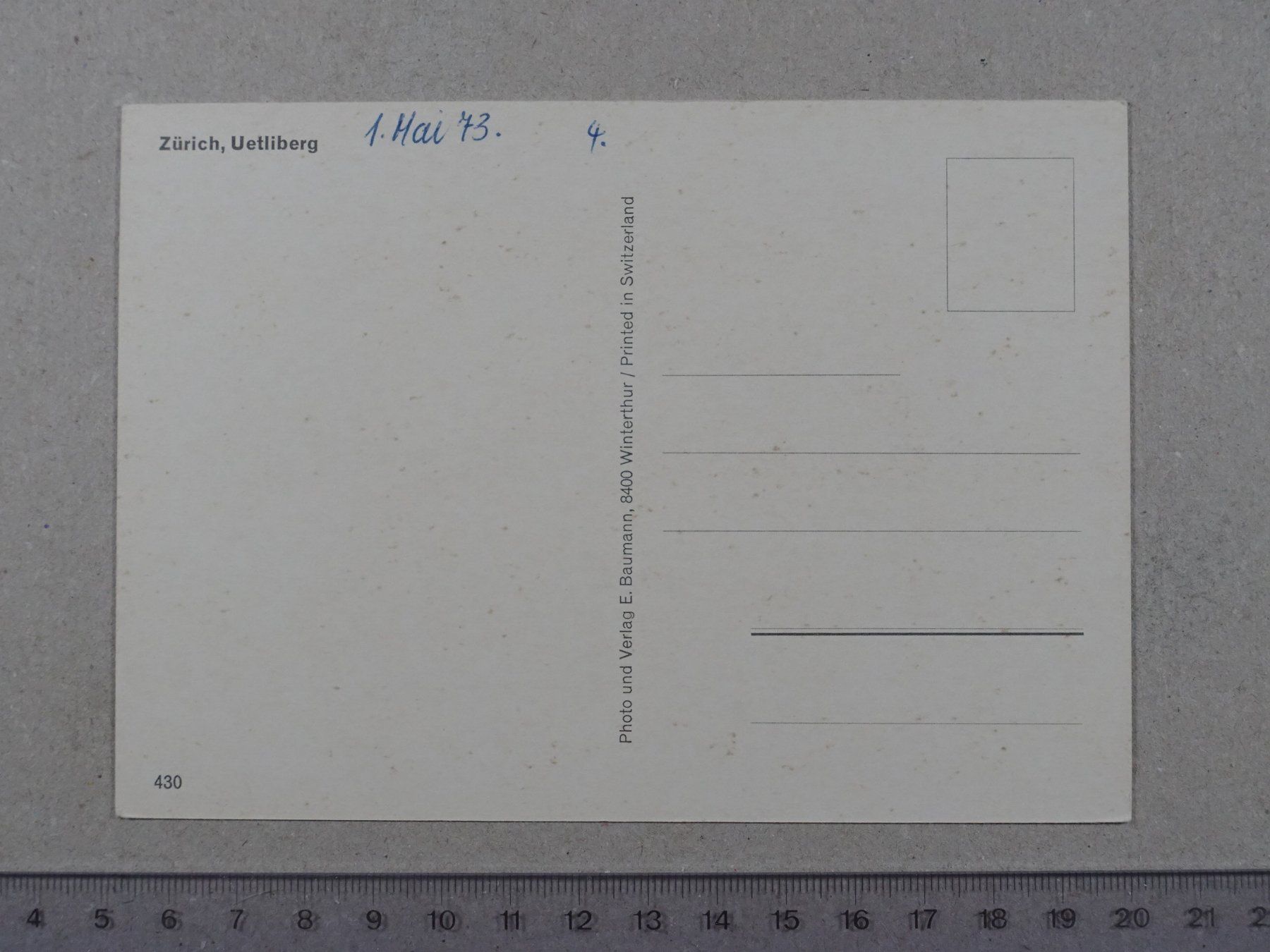 Cartoline postali: Zürich, Uetliberg – Usato da Lenzburg venduto da fh1 1