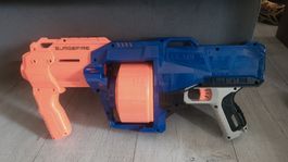Nerf SurgeFire Elite Blaster mit Darts guter Zustand