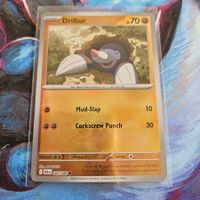 Pokemon Drilbur BLK EN 045/086 Pokeball Reverse Holo