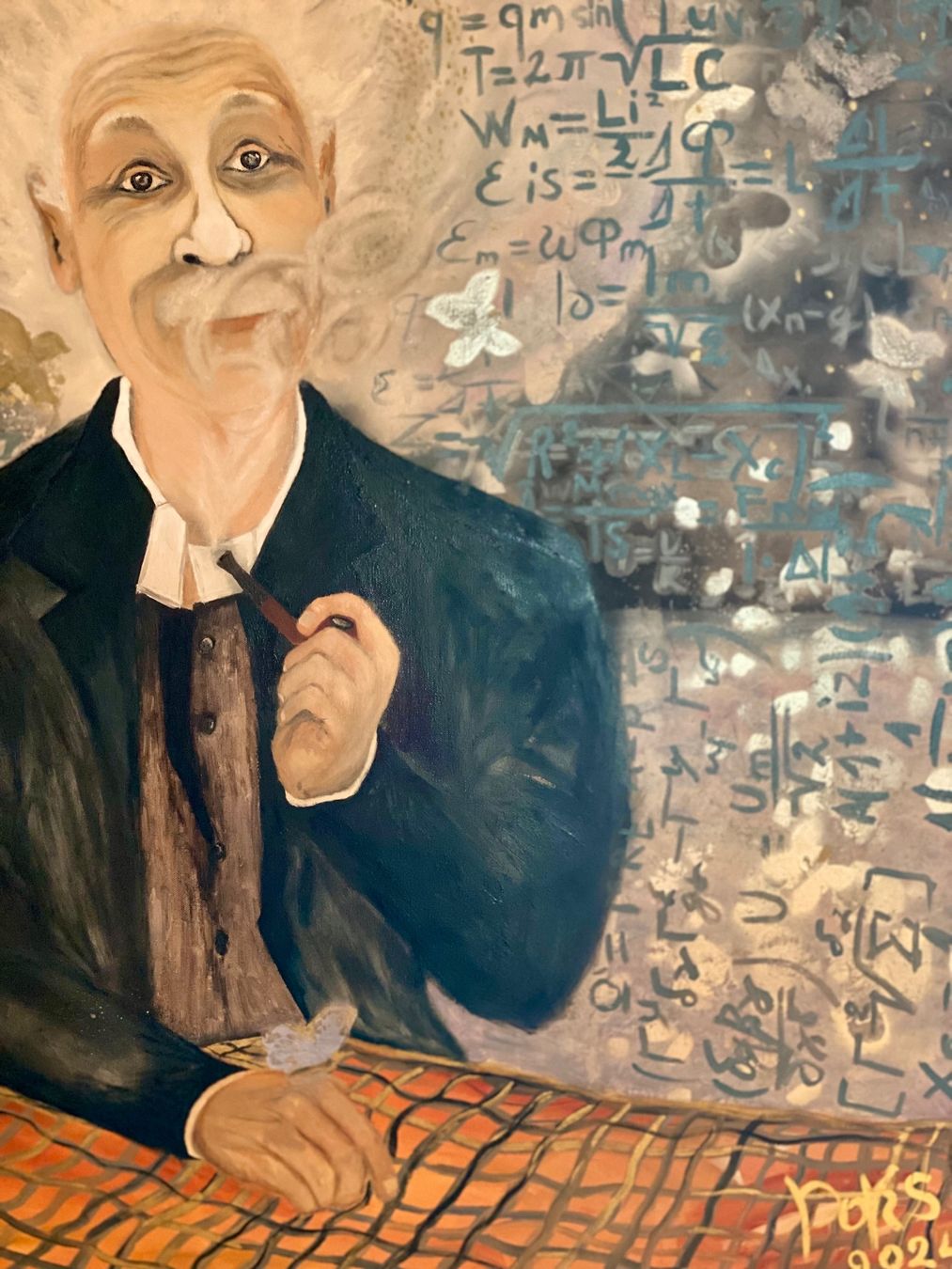 Dipinti: Einstein  /Oil Bild Kunst Doks – Nuovo (secondo la descrizione) da Beromünster venduto da dok_b8mf 1