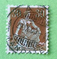  Nr.110 Sitzende Helvetia mit Schwert GESTEMPELT    