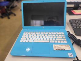 Laptop HP Stream 14-ax010nz 14 Zoll blau gebraucht