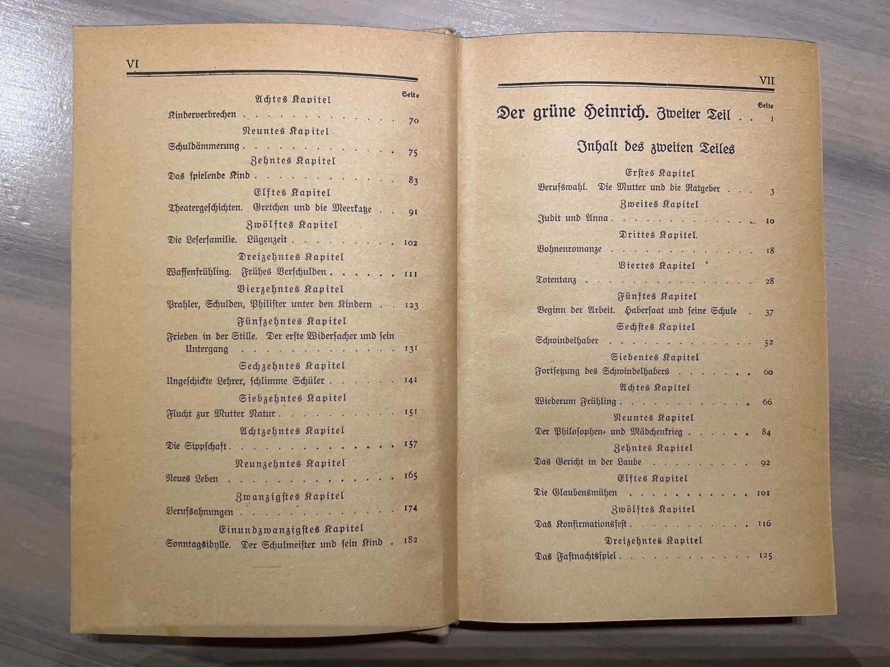 Libri: Der grüne Heinrich, Band 1 & 2 – Usato da Endingen venduto da chocosweet 3