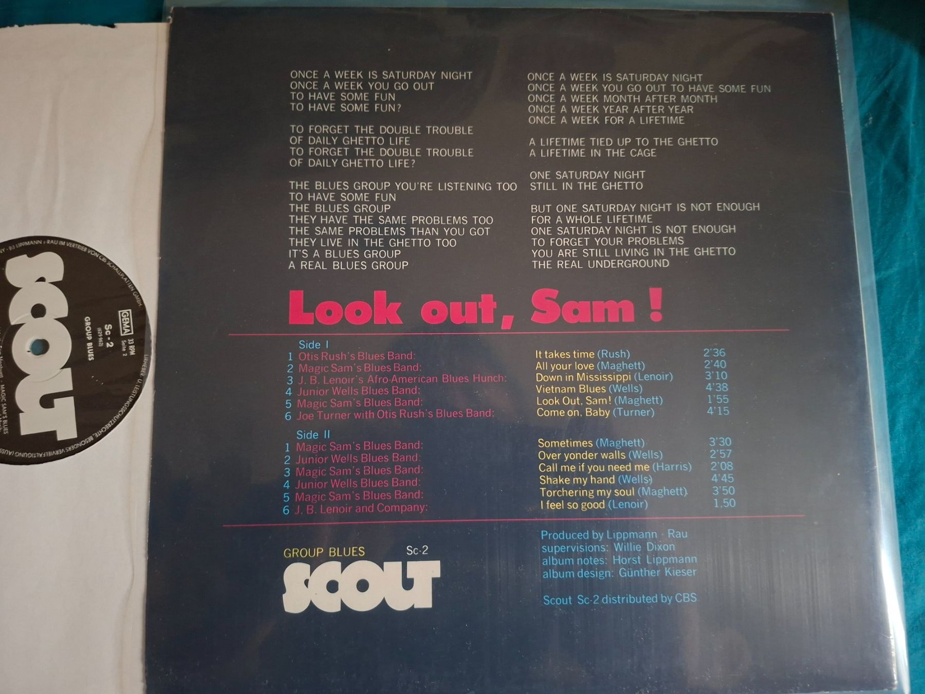 Vinyles: Look out, Sam! LP, Scout, Group Blues, SE 2 – D'occasion à Burg AG par ..machine_rec.. 2