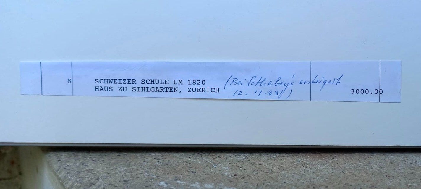 Dipinti: antikes Aquarell Zürich – Usato da Burgdorf venduto da glasrabe01 1