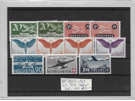 FP 1923 - 1947 Restlot mit Falz Kat: CHF 185.-