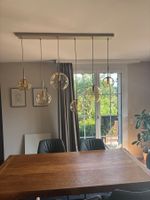 Pendelleuchte mit 6 Glaskugeln