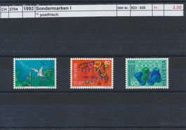 1992 "Sondermarken I", ** postfrisch