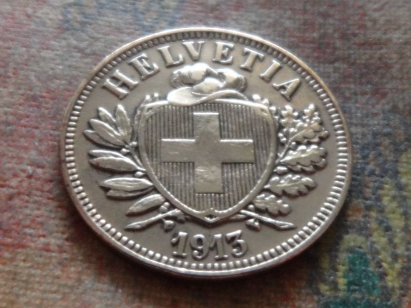 Tutti le monete: 2 Rp. 1913  (B) – Usato da Romanel-sur-Lausanne venduto da Swift13
