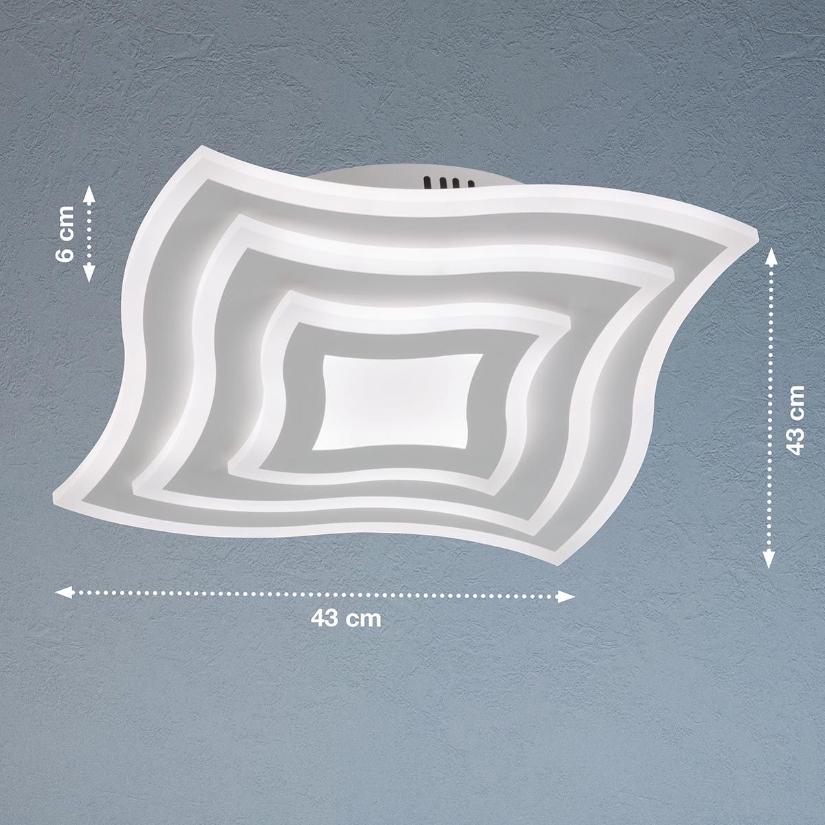 Kronleuchter & Deckenlampen: LED Deckenleuchte, Dimmer, 43 cm x 43 cm – Neu (gemäss Beschreibung) aus Kreuzlingen von Smart-Light 8
