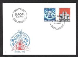 Europa 1993, Ersttagsbrief