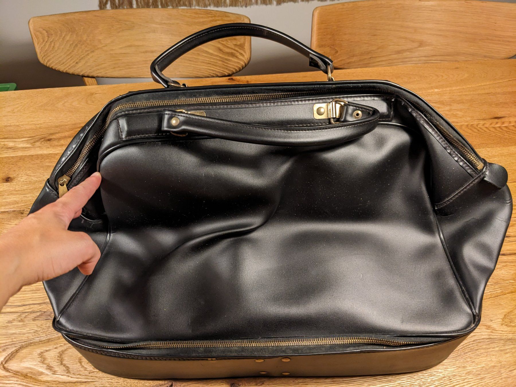 Borse: wunderschöne, retro Reisetasche, Overnighter – Usato da Basel venduto da labaffe01
