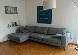 Dunkelgraues Ecksofa Nordic in gutem Zustand