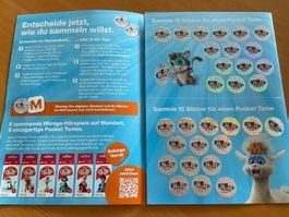 2 volle Karten Migros Story Mania Pocket Tonies