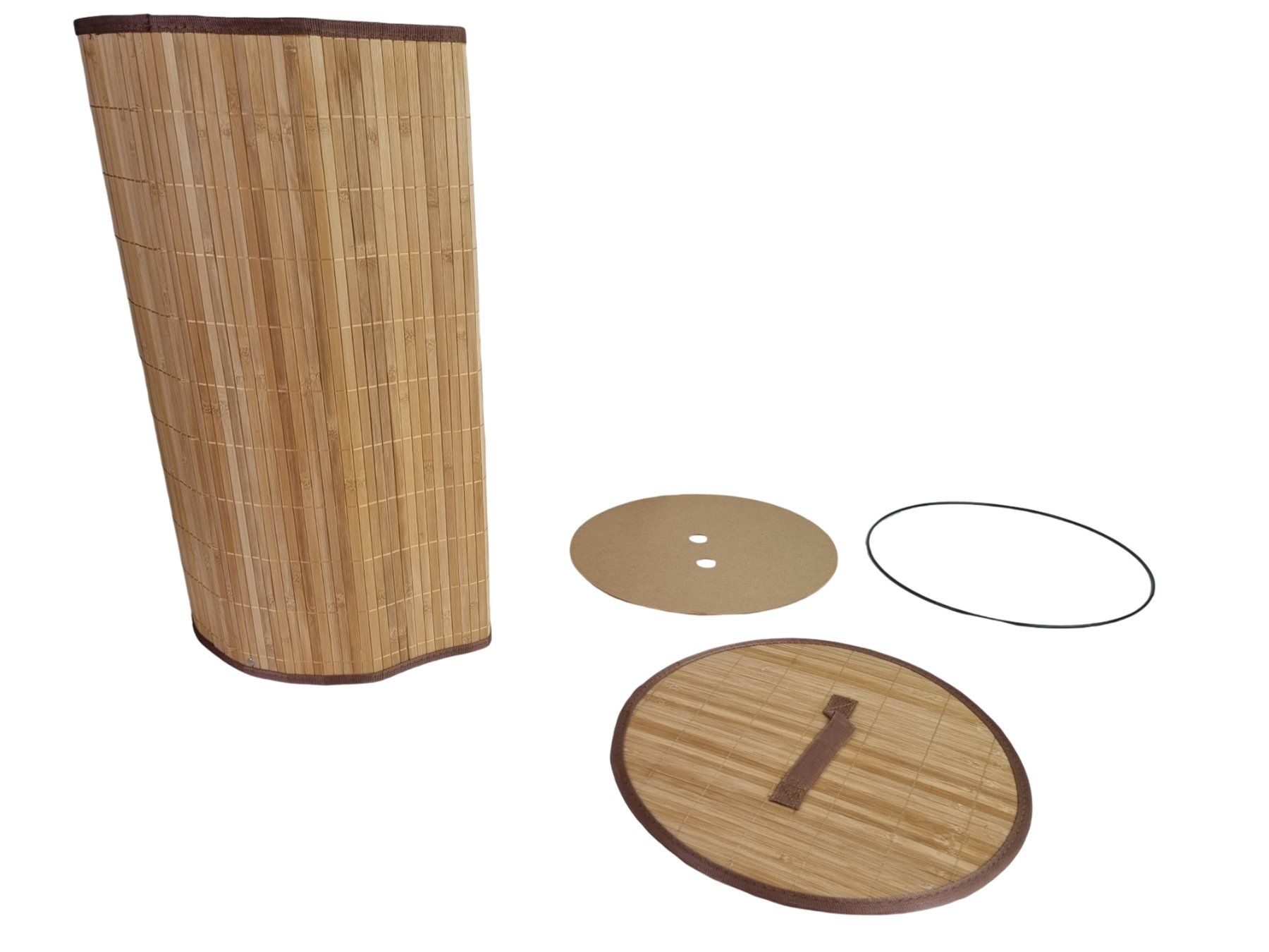 Sonstiges für Haushalt & Wohnen: BAMBUSKORB mit Deckel – Gebraucht aus Wangen b. Olten von Restwert_Wangen 1