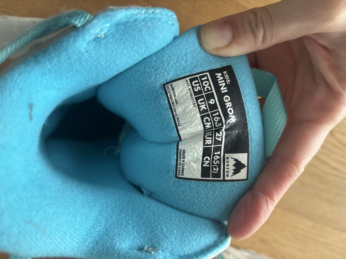 Scarpe per ragazzi: Burton Snowboard Schuhe Gr.27 – Usato da Worblaufen venduto da Bern_Worblaufen 3