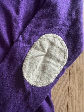Kaschmir Pulli mit Ellbogen patches, Jagd, nobel, Herbst