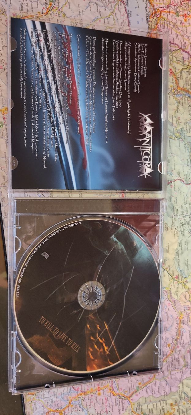 CD: Manticora - To kill to live to kill – Usato da Zürich venduto da Heldel 1