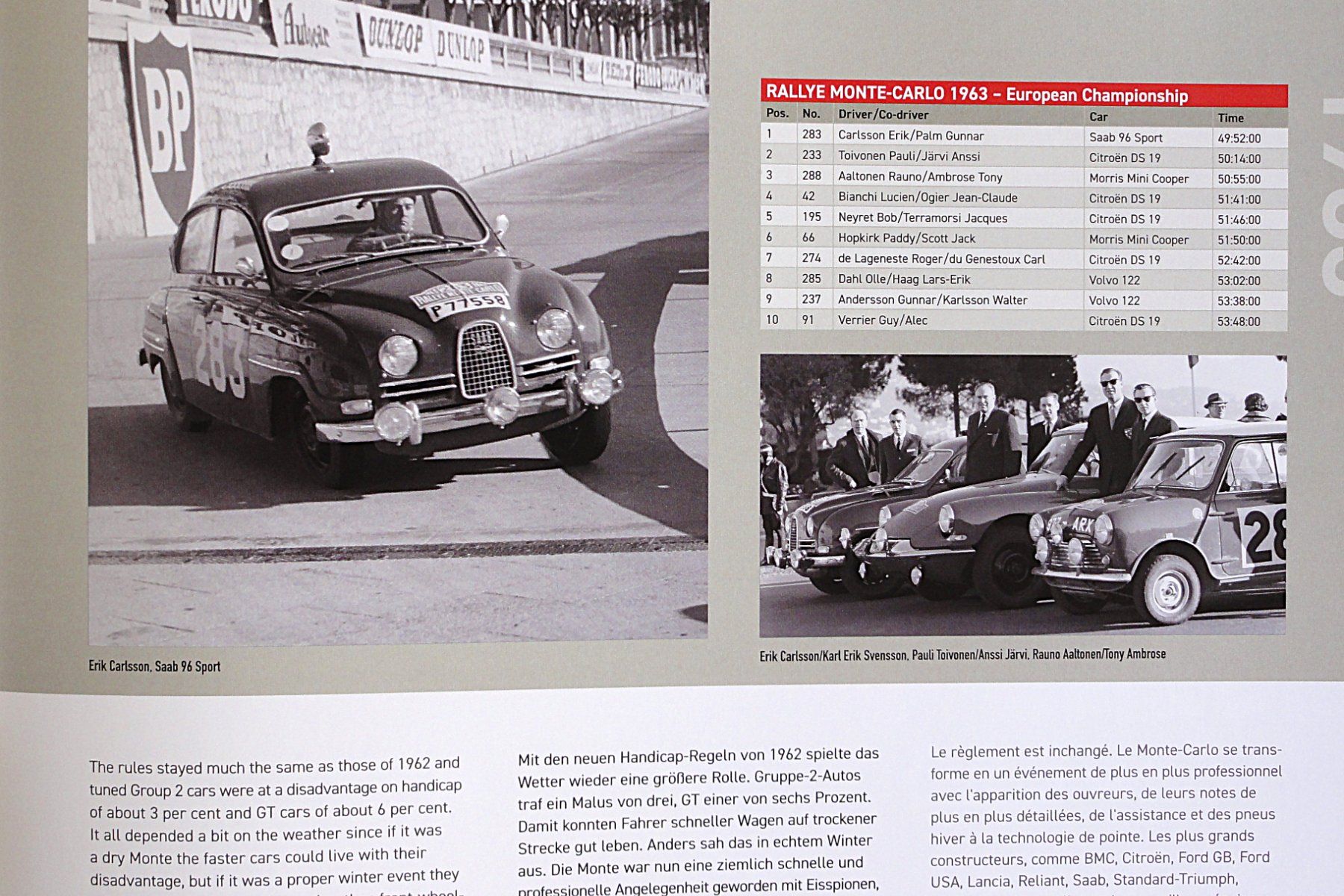 Livres: Rallye Monte Carlo 1911 - 2021 – D'occasion à Solduno par albimicio 3