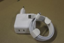 35W iPhone Duo 2x USB C Netzteil +1meter lightning kabel