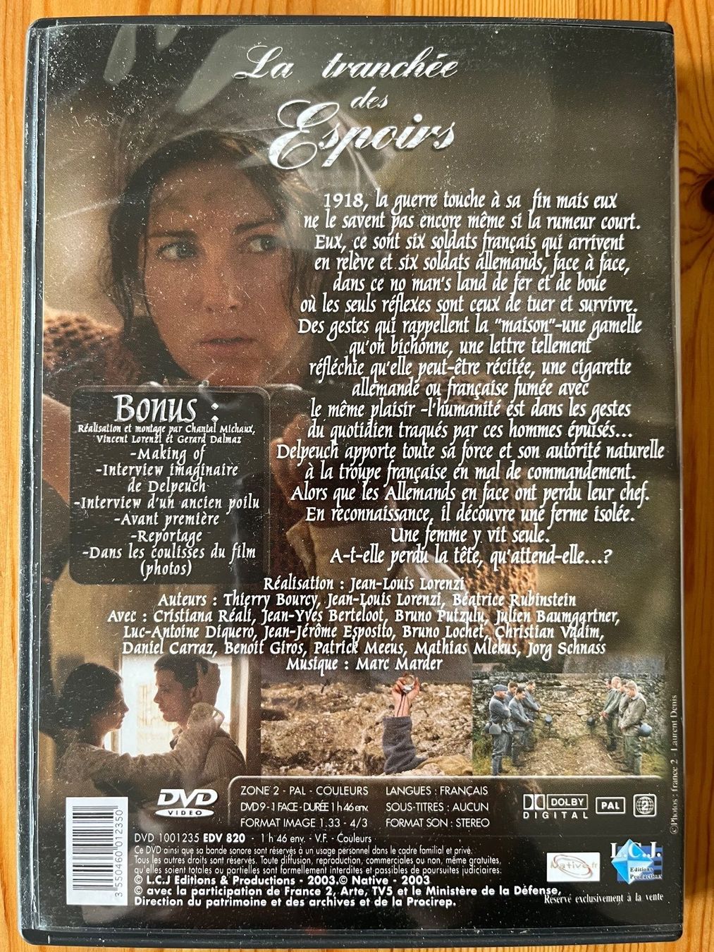 Alle DVDs: DVD "La tranchée des Espoirs" – Gebraucht aus Zürich von Gurkis 2
