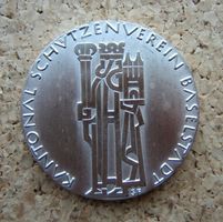 SCHÜTZENMEDAILLE KANTONAL SCHÜTZENVEREIN BASELSTADT 1987