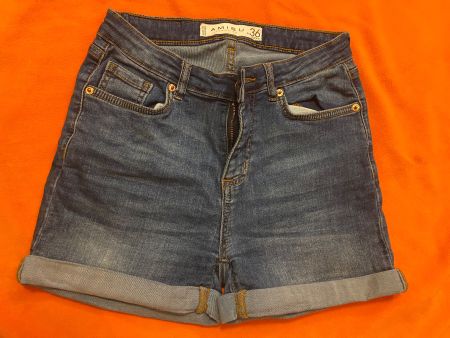 Shorts Jeans Jeansshorts blau Denim elastisch Gr 36 Amisu