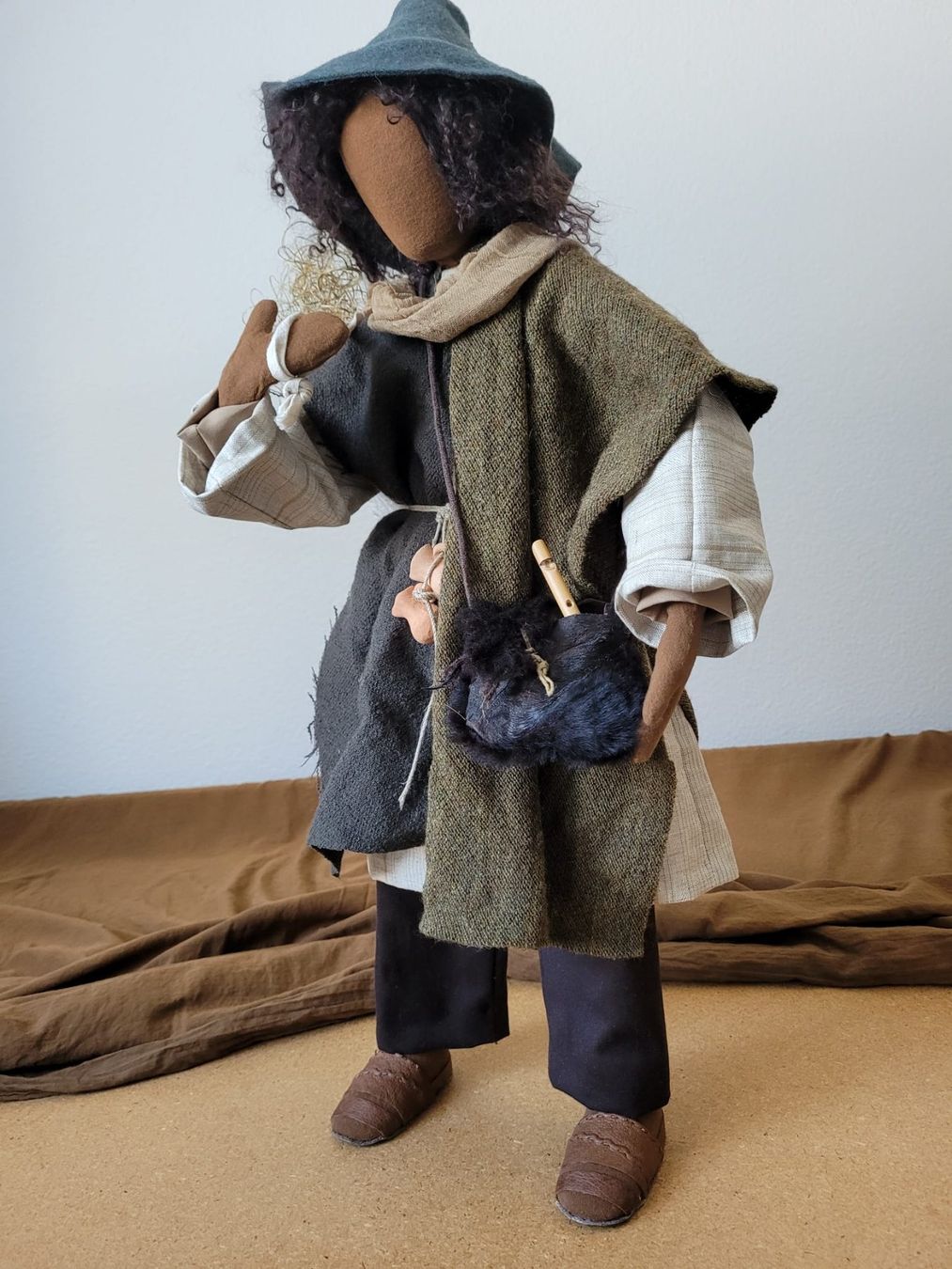 Statuette: Schwarzenberger Krippenfiguren Hirt 55cm mit 2 Schafen – Nuovo (secondo la descrizione) da Abtwil SG venduto da Roebi250 3