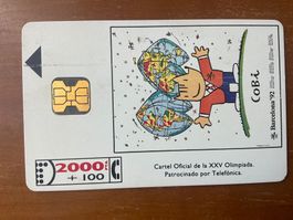 Telefonkarte Spanien, Barcelona 1992, Olympiade