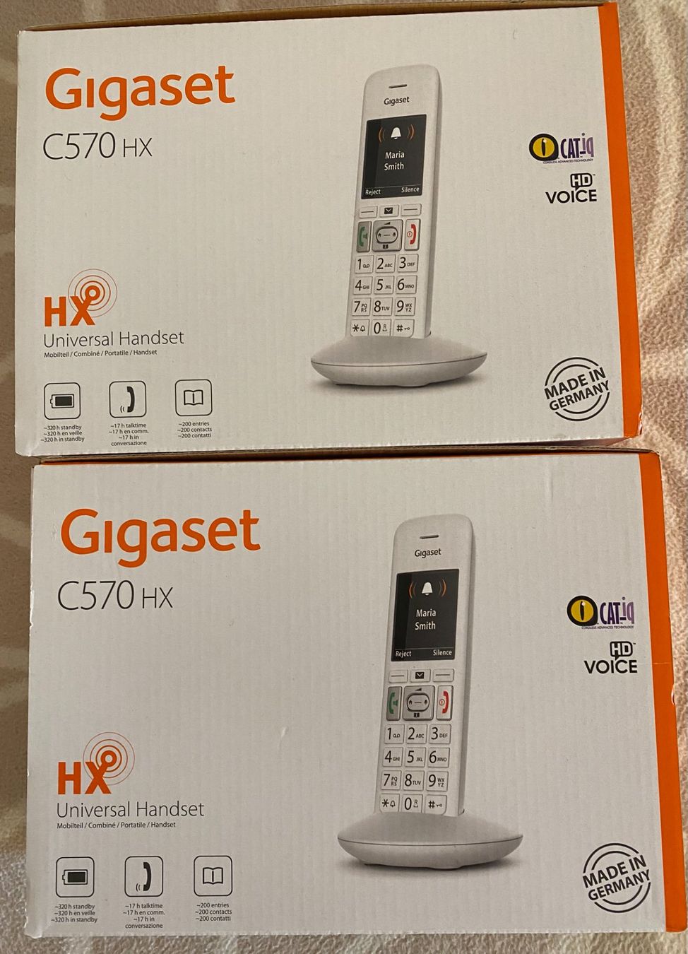 Gigaset Téléphones: Gigaset C570HX weiss im Doppelpack – Neuf (Voir description) à Aathal-Seegräben par Jirani