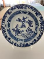 3x tiefe Teller unterglasurblau - China