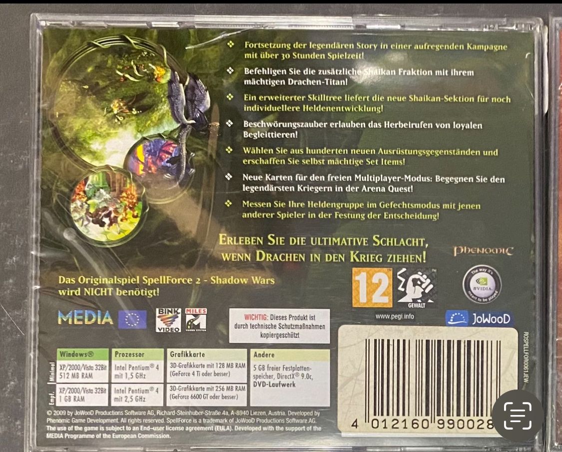 Giochi: SpellForce 2 - Dragon Storm PC Addon – Nuovo e nell'imballaggio originale da Basel venduto da spider-loc 1