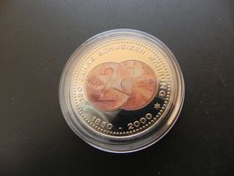 Medaille Währung Schweiz 2 Rappen 1966