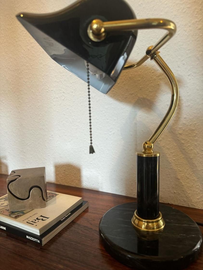 Lampade: ancienne lampe banquier – Usato da Vésenaz venduto da Angela.C3 5