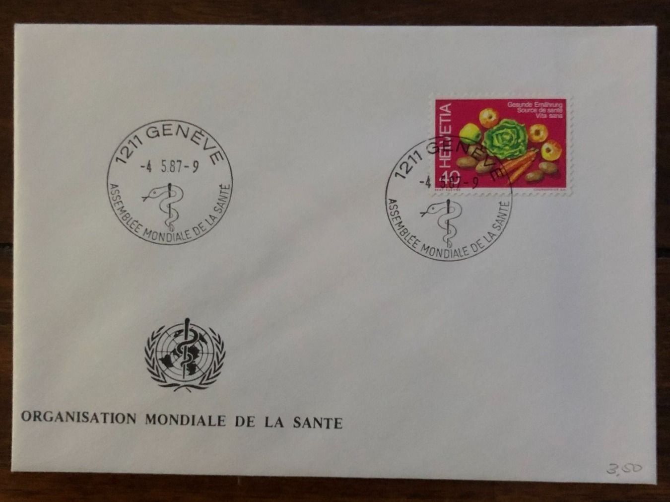 Tutti i francobolli: 4.5.1987 OMS – Nuovo (secondo la descrizione) da Landquart venduto da interesse63