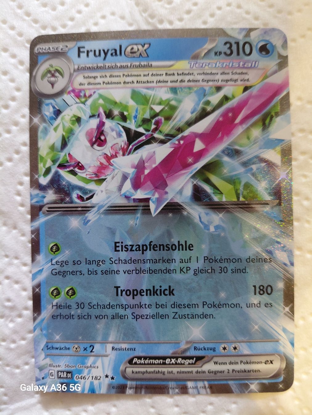 Pokémon Carte collezionabili: Fruyal ex 046/182 – Nuovo (secondo la descrizione) da Zuchwil venduto da Sam-ler-in