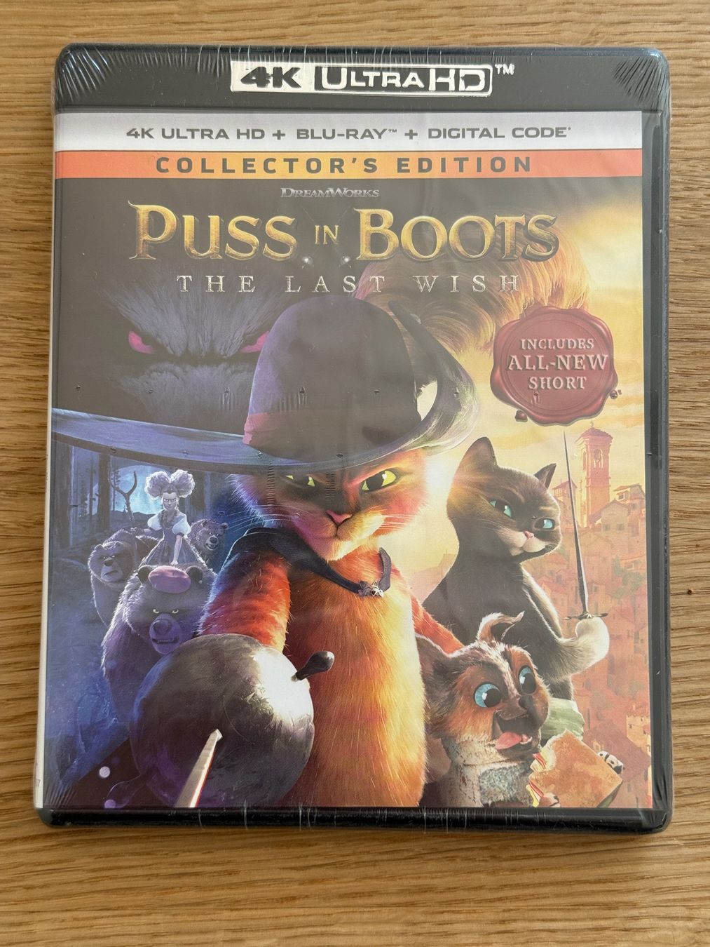 Tutti i DVDs: Puss in Boots 4k Bluray – Nuovo e nell'imballaggio originale da Wallisellen venduto da Art_Vendorlay