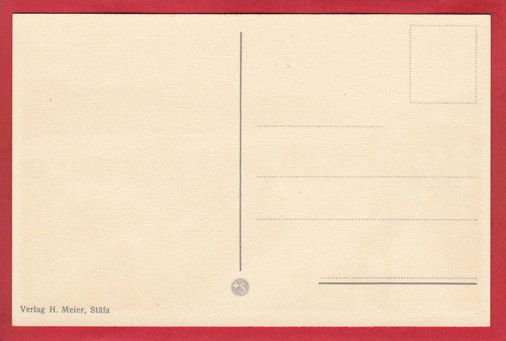 Cartoline postali: STÄFA, QUARTIERANSICHT MIT BAHNHOF – Usato da Grüningen venduto da Kartenlaube 1