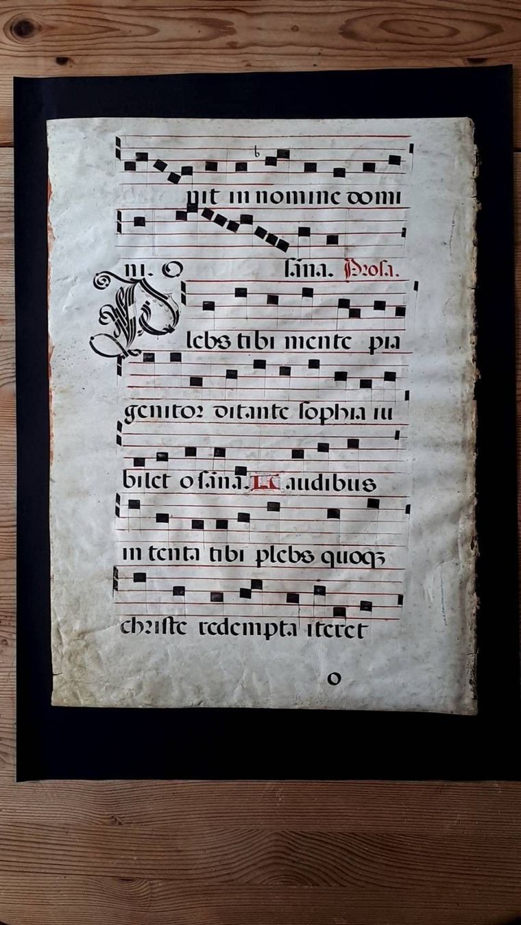 Poster & Bilder: Pergament Musik Handschrift Kloster – Gebraucht aus Dielsdorf von anabur 1