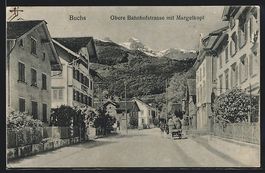 Buchs, Obere Bahnhofstrasse mit Margelko