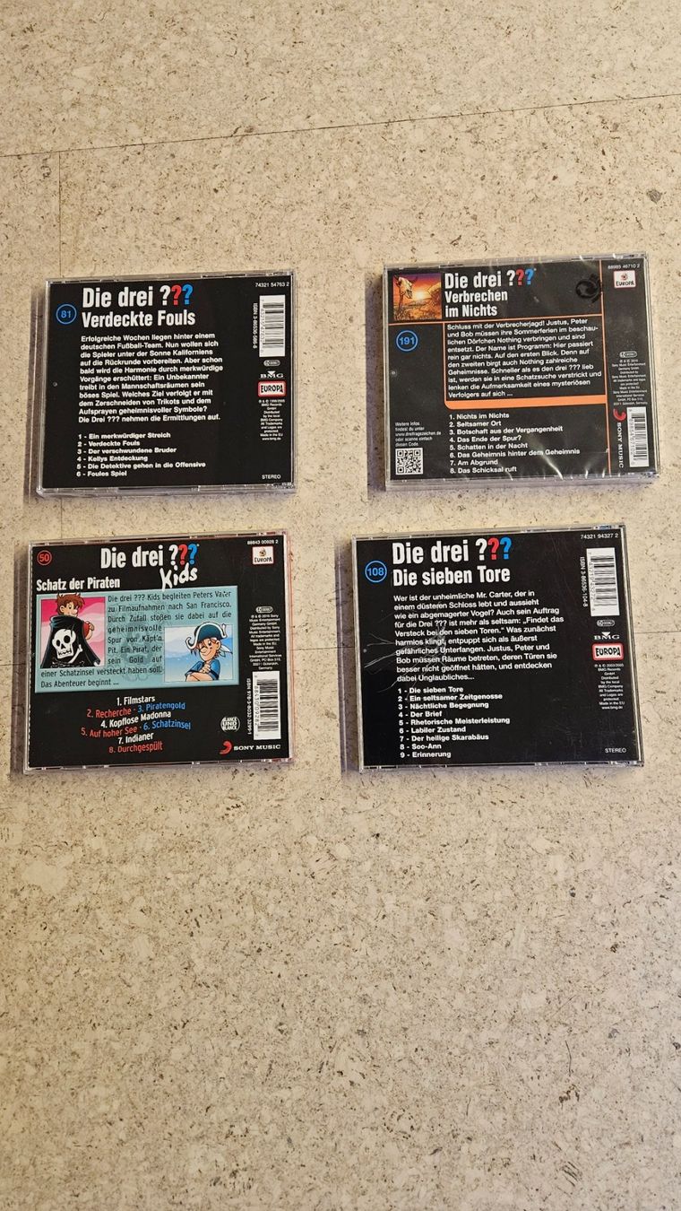 CD: 4 CD's Die drei ??? – Usato da Münchenbuchsee venduto da Yothu 1