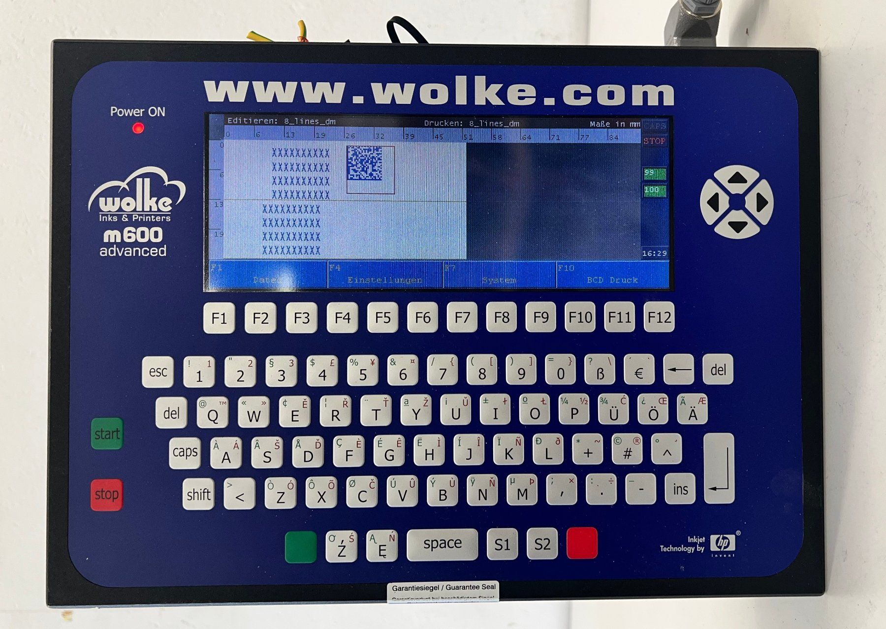 Accessori da laboratorio: Wolke M600 advanced Printsystem – Usato da Niederdorf venduto da LeptonAG_Labor 3